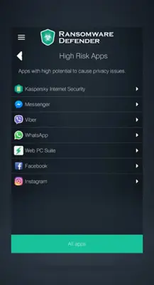 Ransomware Defender android App screenshot 2